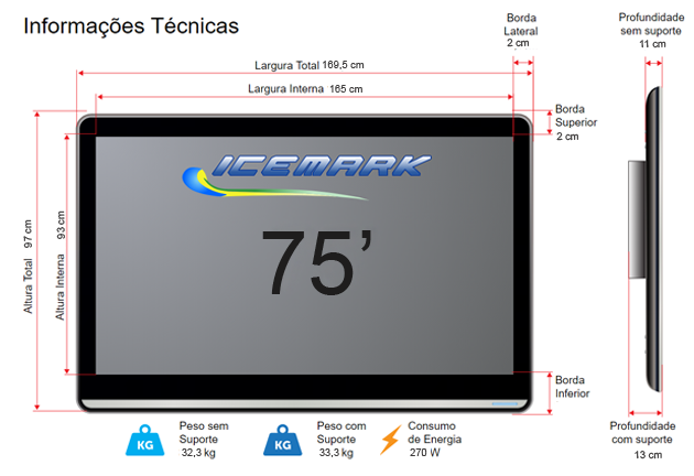 TV Frame Touch 75